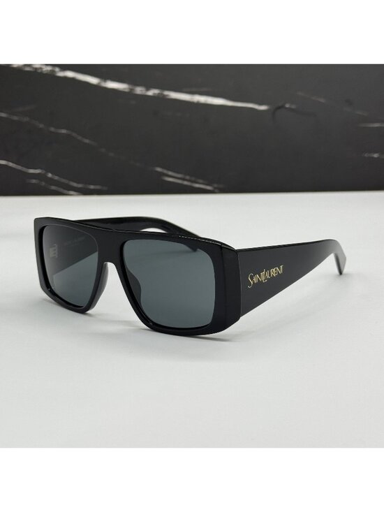 Saint Laurent SL832 001 Black Shield Sunglasses NEW main image 8